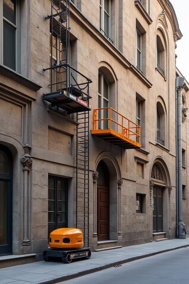 Équipement spécialisé rénovation patrimoine